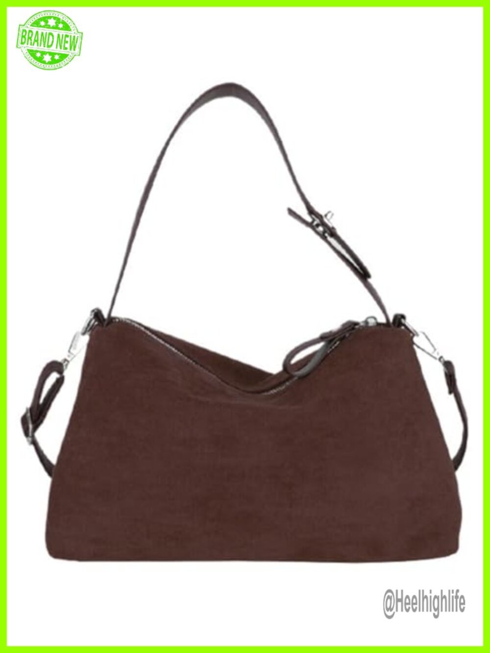 Suede Velvet Tote Bag Vintage Crossbody Shoulder Handbag Pillow Purse